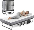Decofy Folding Bed, Portable Foldable Bed with Movable Wheels, 75" x 31" by Decofy