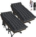 ABORON Camping Cot for Adults, 28 in Wide Folding Bed with Mattress by ABORON