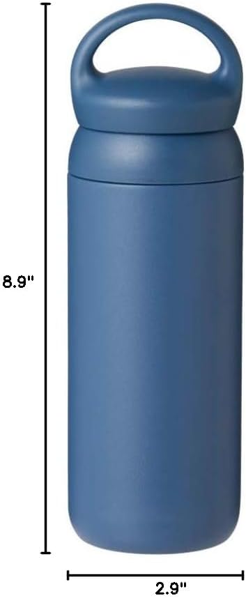 KINTO 21094 Day-off Tumbler, 16.9 fl oz (500 ml), Navy, Double Wall Vacuum Construction, Thermal and Cold Insulation, Water Bottle - Image 7