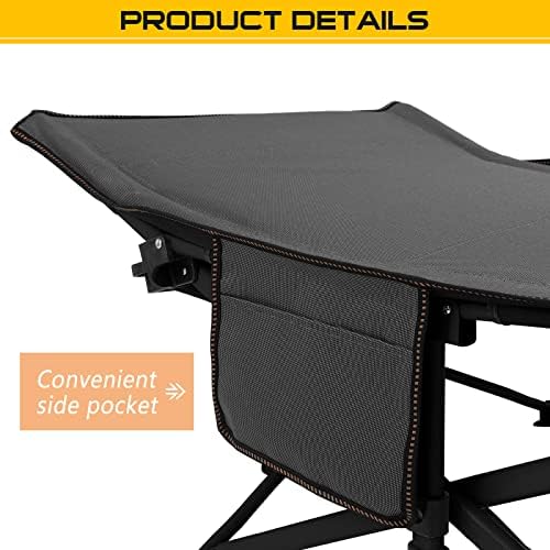 DoCred Folding Camping Cot with Mattress, 2 Pack Heavy Duty Folding Cot - Image 4