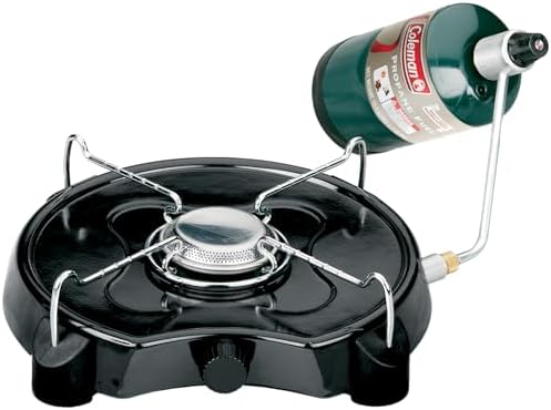 Coleman PowerPack 7,500 BTU Propane Camping Stove, Portable Adjustable Burner with Precise Temperature Control Fits 12-Inch Pan, Great for Camping, Hunting, Backpacking, Tailgating, & More - Image 4