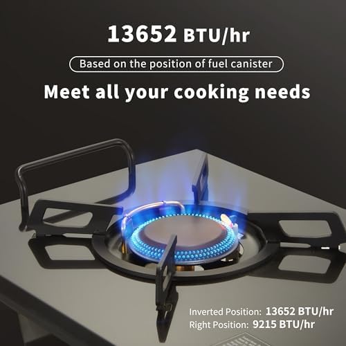 Naturehike Camping Gas Stove for IGT Table, Folding Isobutane Stove with Carry Bag, Portable Camp Stove for Outdoor Car Camping Cooking Tailgating - Image 4