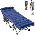 ABORON Camping Cot for Adults, 28 in Wide Folding Bed with Mattress by ABORON