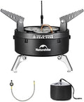 Naturehike Camping Gas Stove for IGT Table, Portable Isobutane Stove with Storage Bag & Foldable Brackets, 3 Burners Camp Stove for Outdoor Car Camping Cooking Tailgating by Naturehike