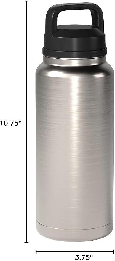 YETI Rambler 36 oz Bottle, Vacuum Insulated, Leakproof, Stainless Steel with Chug Cap | Vacuum Insulated, Leakproof, with Chug Cap - Image 9