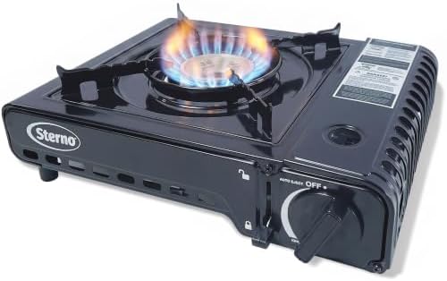 Sterno Portable Butane Stove with Carrying Case by Sterno