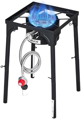VEVOR 1 Burner Outdoor Propane Gas Stove, Propane LPG Gas Camping Stove, by VEVOR