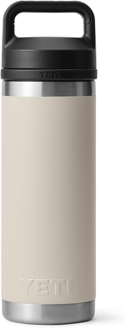 YETI Rambler 18 oz Bottle, Leakproof, Vacuum Insulated, Stainless Steel with Chug Cap, Cape Taupe - Image 8