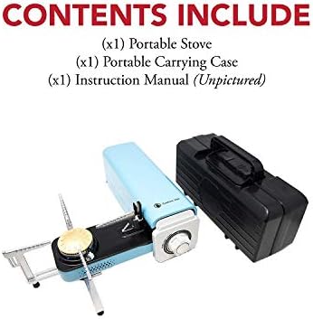 Gas One GS-8300 - Camp Stove Compact Butane Stove with Carrying Case - Foldable Portable Stove - Image 7