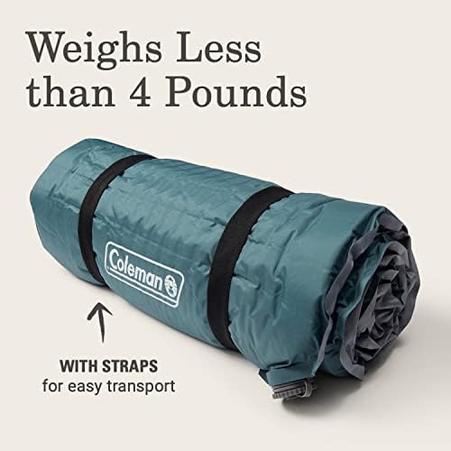 Coleman Silver Springs Self-Inflating Sleeping Pad, Comfortable Camp Pad with Insulating Foam & Durable PVC Coating, Lightweight Sleeping Mat Inflates in Minutes - Image 6