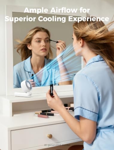 Aecooly Mighty Portable Handheld Fan | 20H Max Cooling | 3 Flexible Modes - Image 7
