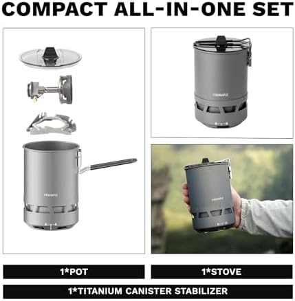 Fire-Maple Petrel Quickboil Pro Cooking System Ultralight Stove Pot Set - Image 5
