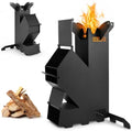 Rocket Stove Portable Wood-Burning Camping Stove with Storage Bag by GODSAX