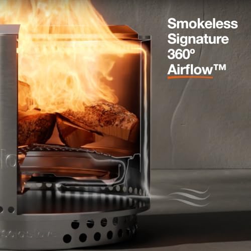 Solo Stove Bonfire w/Stand | 19.5" Smokeless Wood Burning Fire Pit, Silver - Image 2