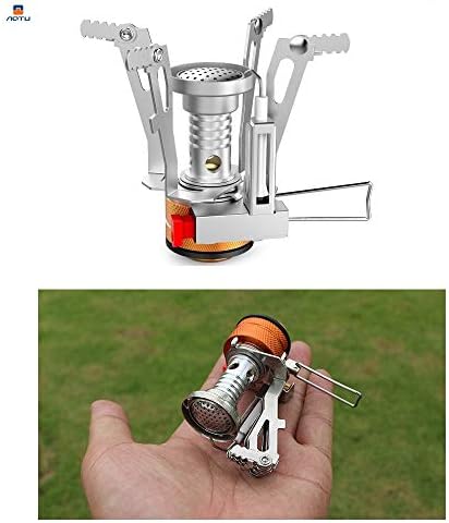 AOTU Portable Camping Stoves Backpacking Stove with Piezo Ignition Stable Support Wind-Resistance Camp Stove for Outdoor Camping Hiking Cooking - Image 2
