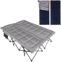 RedSwing 2 Person Camping Cot for Adults, Grey with Sleeping Bags 2pcs by Unknown