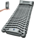 Ultralight Camping Sleeping Pad with Pillow & Built-in Foot Pump by Pretyw