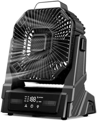 KopBeau 20000mAh Portable Rechargeable Fan, Battery Powered Camping Fan by KopBeau