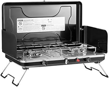 FineFlame Camping Stove, Propane Portable Camp Stove, 20000BTU-2 Burners by FineFlameCampingStove
