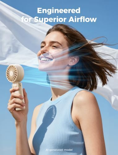 Aecooly Mighty Portable Handheld Fan | 20H Max Cooling | 3 Flexible Modes - Image 3