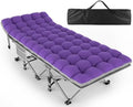 ZENPETIO Folding Camping Cot for Adults, 28" Heavy-Duty Portable Cots Bed by ZENPETIO