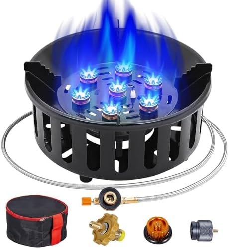 BESTFIRE 72000 BTU High Output Windproof Propane Gas Stove Piezo Ignition by GrillsOutdoorCooking
