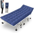 Camping Cot with Mattress Comfortable,Load up to 450LBS by NESDCC