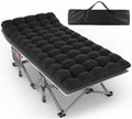 ZENPETIO XXL Folding Camping Cot for Adults, 32" Heavy-Duty Extra Wide Cots by ZENPETIO
