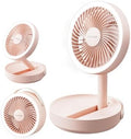 Gaiatop Foldable Desk Fan with Night Light, 6.8in Portable Travel Fan by GAIATOP