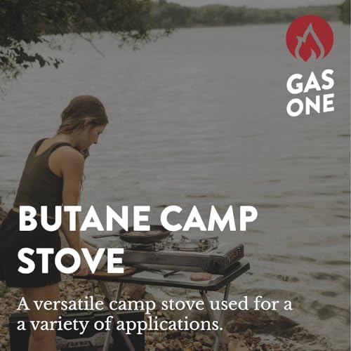 GasOne 2-Burner Portable Camp Stove - High Output 15,300 BTU - With Durable Carrying Case, Automatic Ignition, Safety Features, Perfect for Camping, Hiking, Tailgating, and Emergency Preparedness - Image 2