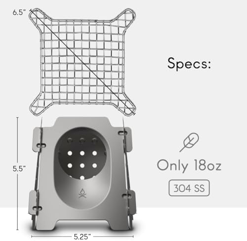 Stöker Camping Wood Stove – Compact, Folding Backpacking Wood Burning Stove - Image 6