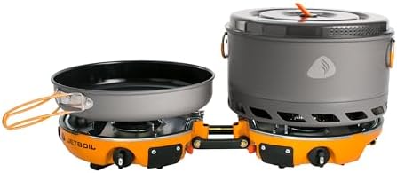 Jetboil Genesis Basecamp Backpacking and Camping Stove Cooking System with Camping Cookware by Unknown