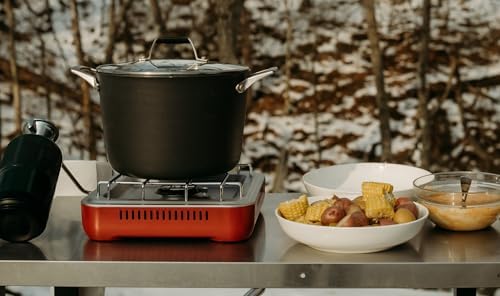 GasOne Single Propane Burner Camp Stove – 10,000BTU Portable Stove Propane Grill with Removable Cooking Grid – Large Easy to Use Knob – Carry Case Included - Image 7