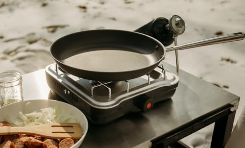 GasOne Single Propane Burner Camp Stove – 10,000BTU Portable Stove Propane Grill in Midnight Blue with Removable Cooking Grid – Large Easy to Use Knob – Carry Case Included - Image 7