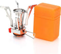Portable Camping Stove Backpacking Stove, Specialized Hiking Stove Camping Stove with Piezo Ignition Stable Support Wind-Resistance, Camp Stove for Outdoor cooking Camping Hiking Adventure Cooking by YCDMLJC