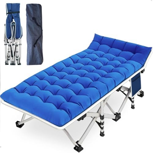 COLMERD Camping Cot with Comfortable Pad, Sleeping Cots for Adults by COLMERD