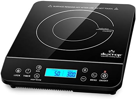 Duxtop Portable Induction Cooktop, Countertop Burner 1800W Black 9610LS by duxtop