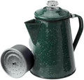 GSI Outdoors Percolator Coffee Pot | Enamelware Campfire Coffee Boiler Kettle for Outdoor Camping Cookware, Cabin, RV, Kitchen, Hunting & Backpacking by GSIOutdoors