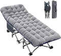 ABORON XXL Folding Camping Cot for Adults, 32 in Wide with Mattress, 900 lb by ABORON