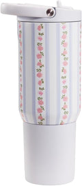 HydroJug Sport - Stainless Steel Tumbler with Straw, Vacuum Insulated, 20oz Leakproof Water Bottle, Ergonomic Design, Reusable, Dishwasher Safe, Rubber Base, Durable for Gym or Outdoors, Primrose by Hydrojug