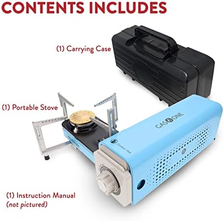Gas One GS-8300 - Camp Stove Compact Butane Stove with Carrying Case - Foldable Portable Stove - Image 6