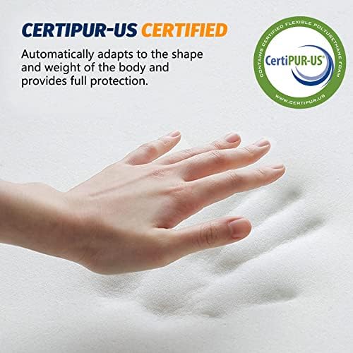 CYMULA Memory Foam Camping Mattress Pad, CertiPUR-US Sleeping Mat, Portable Roll Up Mattress for Adults, Camping Bed Pads for Sleepover, Car Bed with Travel Bag - Image 4