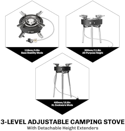 Fire-Maple Saturn X Camping Stove 4400W Gas Stove with Dual Preheating Tube - Image 5
