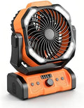 Portable Rechargeable Camping Fan 20000mAh Cordless Battery Powered Fans by Unknown