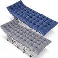 Camping Cot for Adults 2 Pack, 800 LBS Heavy Duty 75"x28" Folding Cot Bed with 2" Thick Detachable Pads & 1200D Oxford, Sleeping Cots for Family & Guests - 10-Second Setup by Harigal