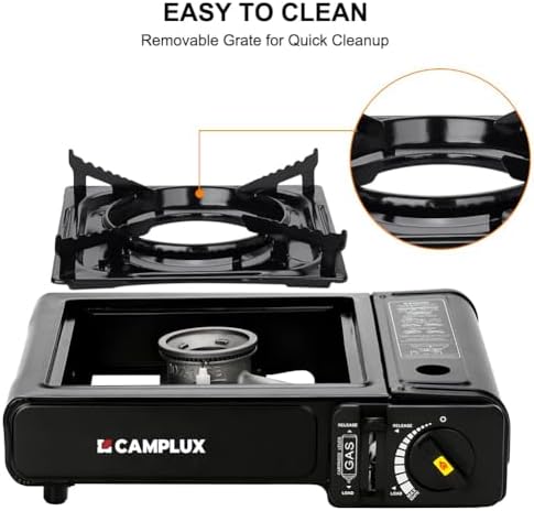 Camplux Dual Fuel Propane & Butane Stove with Carrying Case, Portable Camping Stoves with CSA Certification - Image 5