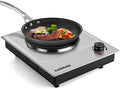 CUSIMAX Electric Hot Plate, 1500W Single Burner, Hot Plate for Cooking by CUSIMAX