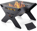 Odoland Portable Folding Charcoal Grills for Outdoor Cooking Bonfire BBQ by Odoland