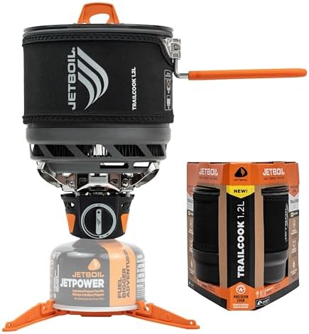 Jetboil TrailCook 1.2L Camping and Backpacking Stove Cooking System with Adjustable Heat Control, New for 2026 by Unknown