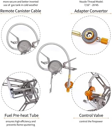 Fire-Maple Blade 2 Portable Camping and Backpacking Stove with Preheat Tube - Image 3